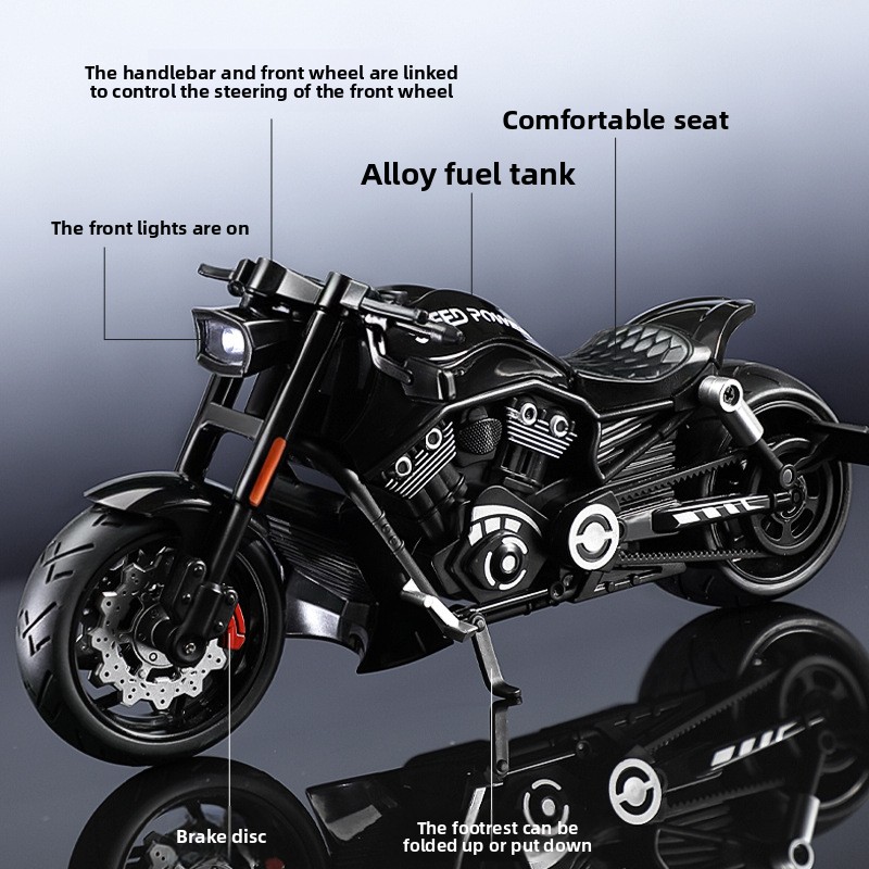 Simulation 1:10 Alloy Harley V - Vintage And Collectible Toys 评论和价格